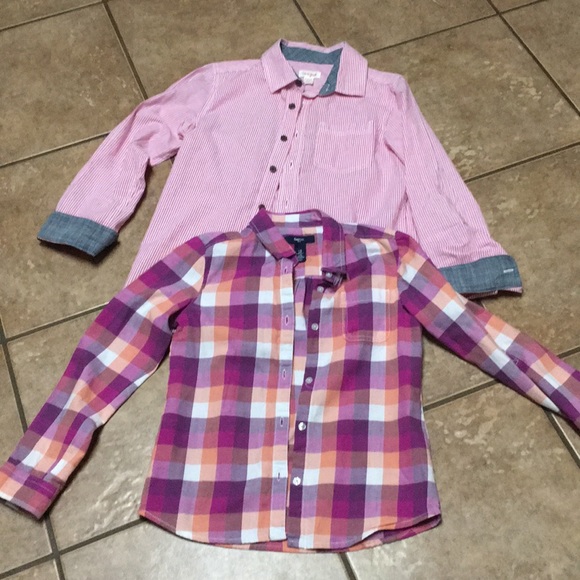GAP Other - Girl button ups worn once! 8-10 GAP